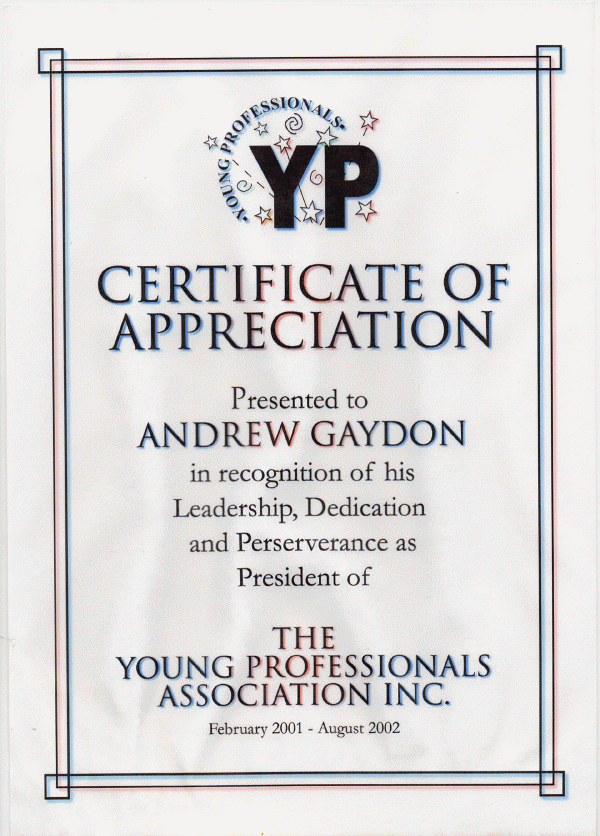 Yp certificate